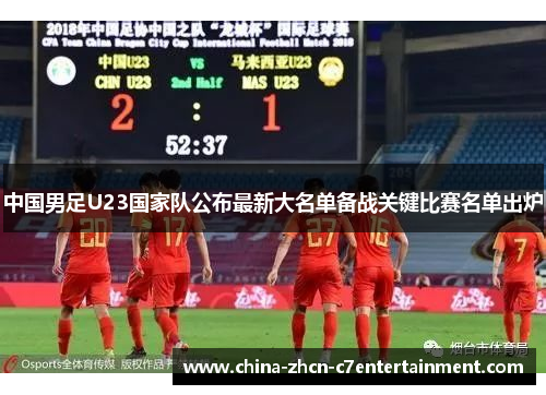 中国男足U23国家队公布最新大名单备战关键比赛名单出炉